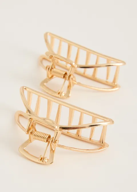 Haarclip set goud (GOUD)