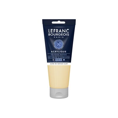 Lefranc Bourgeois - Peinture acrylique - jaune clair de Naples - 200 ml