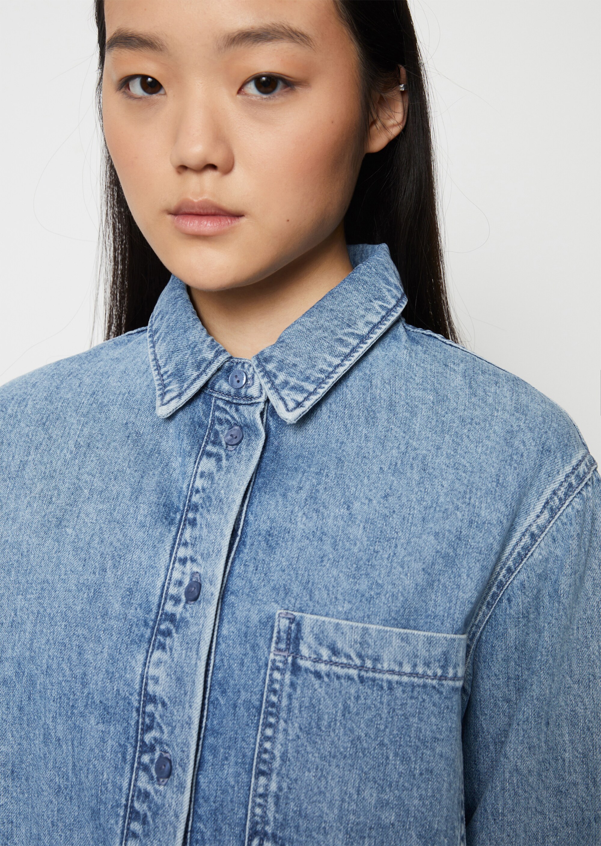 Jeanshemd relaxedaus Organic Cotton