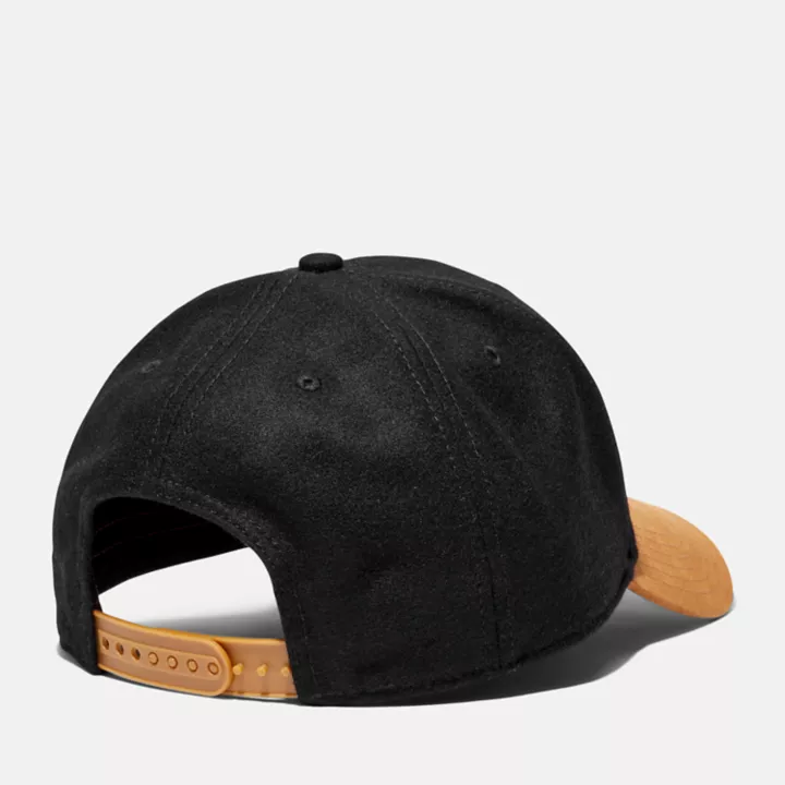 Casquette de baseball vintage unisexe en noir