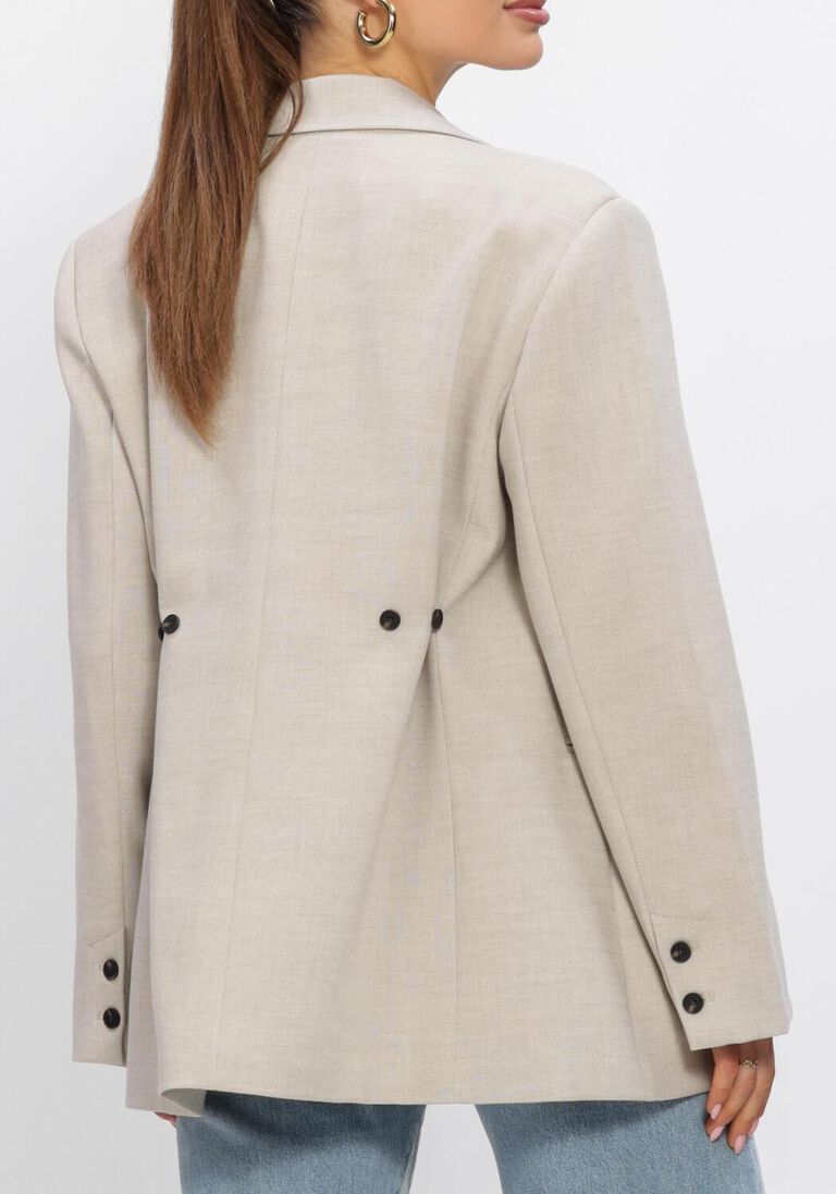beige co'couture blazers mavacc power blazer