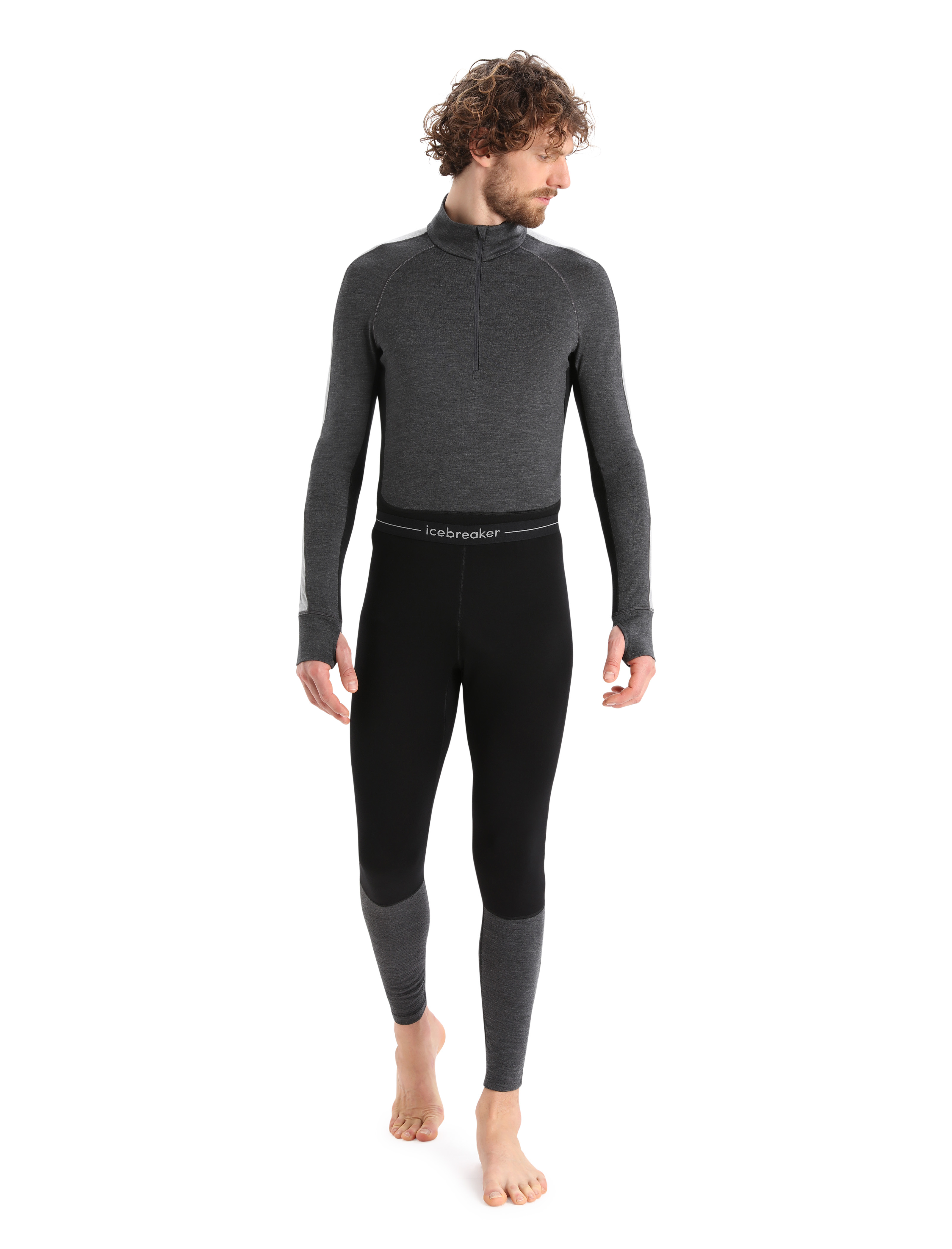 260 ZoneKnit Merino Thermal Leggings Herre Black/Jet Heather/Cb