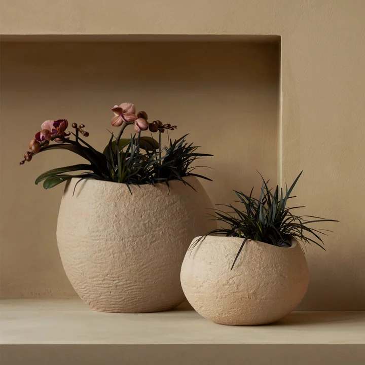 Audo - Plantas Pflanzentopf H 24 cm, elfenbein