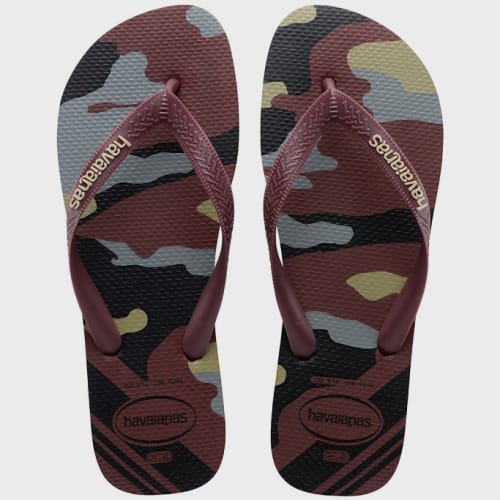 Tongs Top Camo Bordeaux