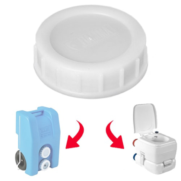 Bouchon Blanc pour WC Bi-Pot ou Tank 23