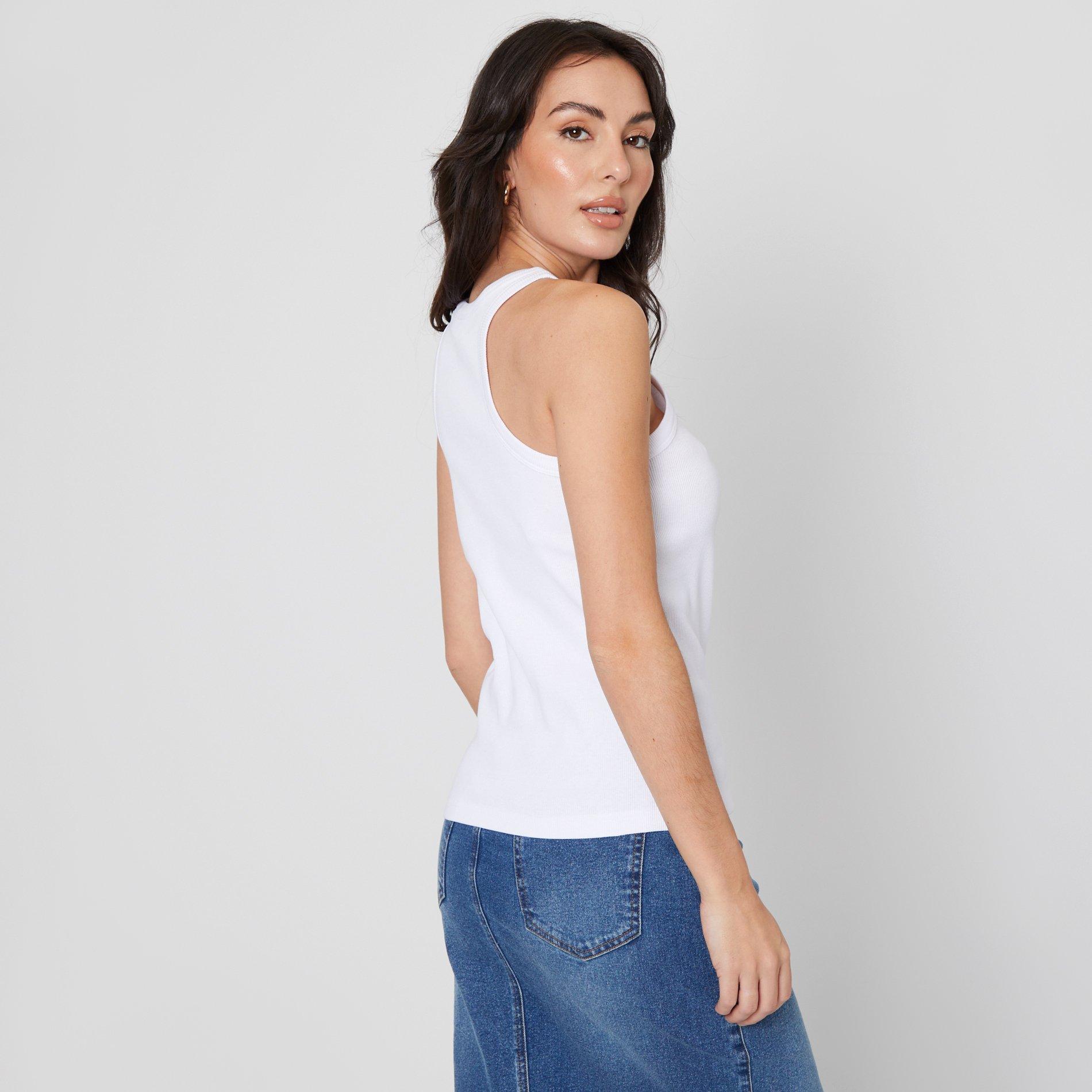Be You Ladies Rib Racer Vest