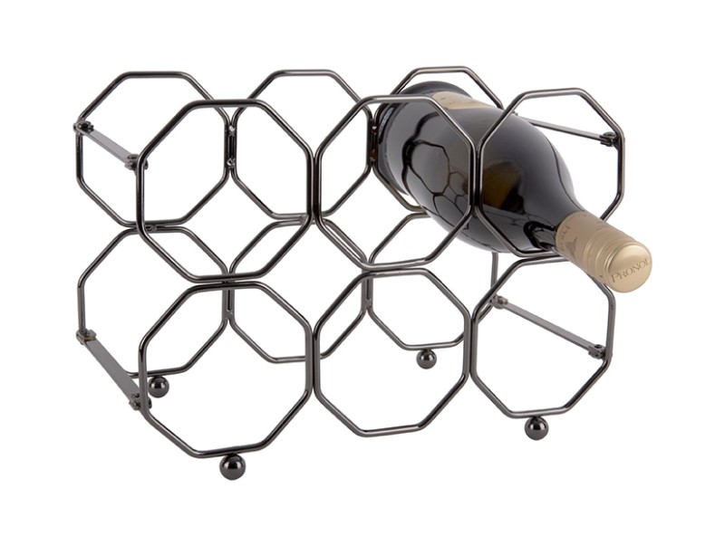 Wine Rack Honeycomb PT3474GD Gold