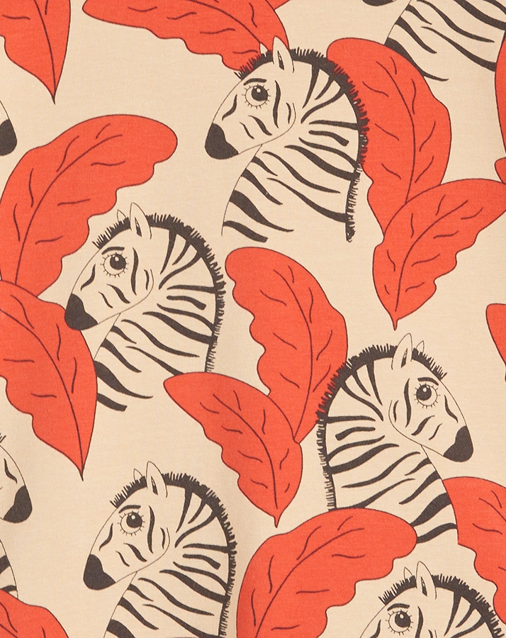 T-Shirt ZEBRAS AOP in red