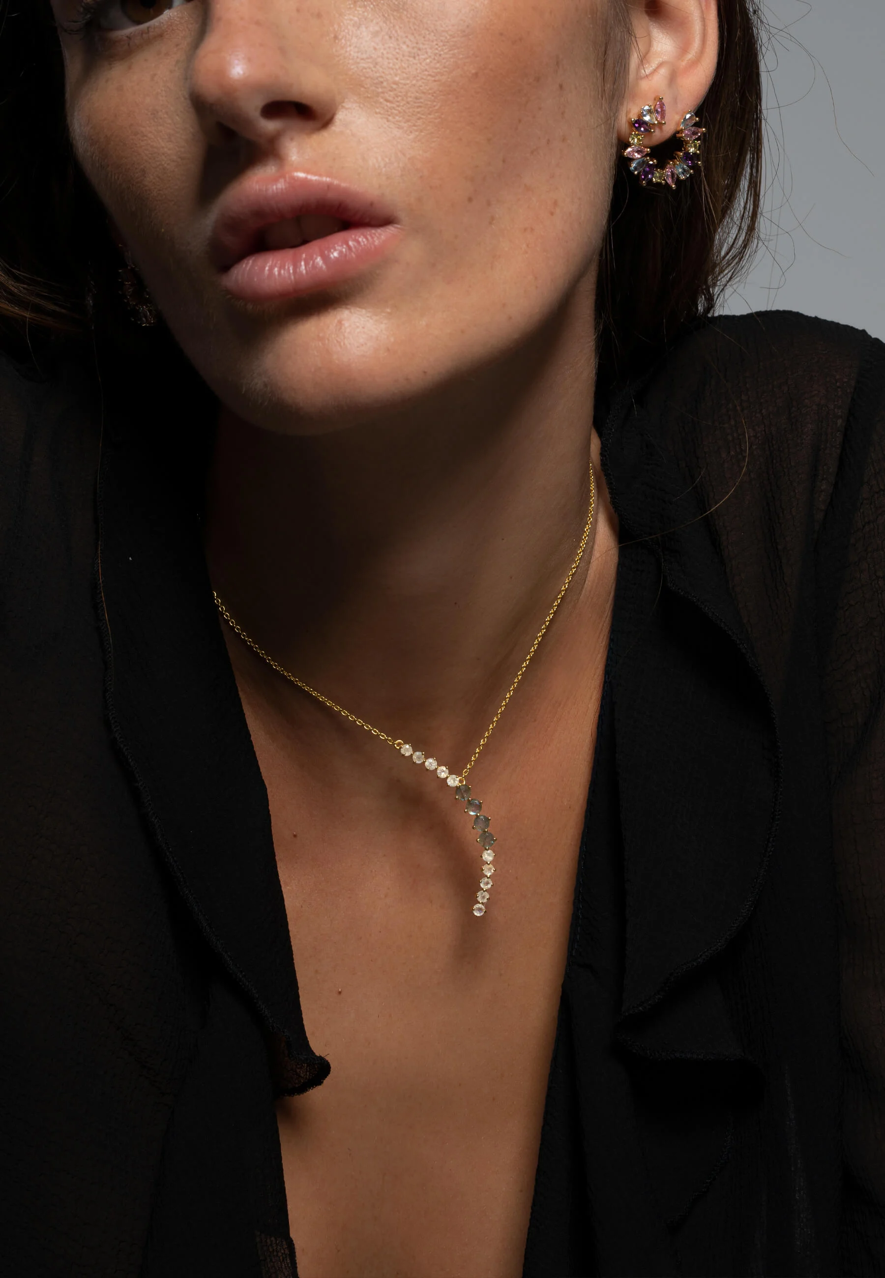 NIRELLE - Collier | Gris