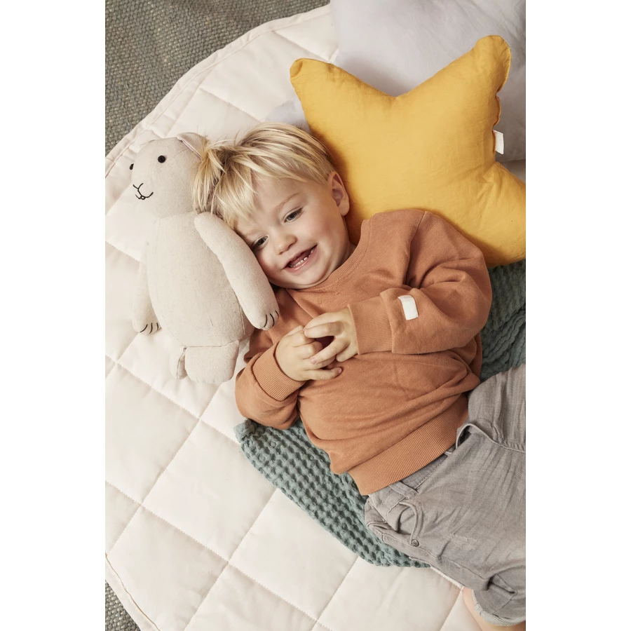 Kids Concept® Spielteppich rund, beige