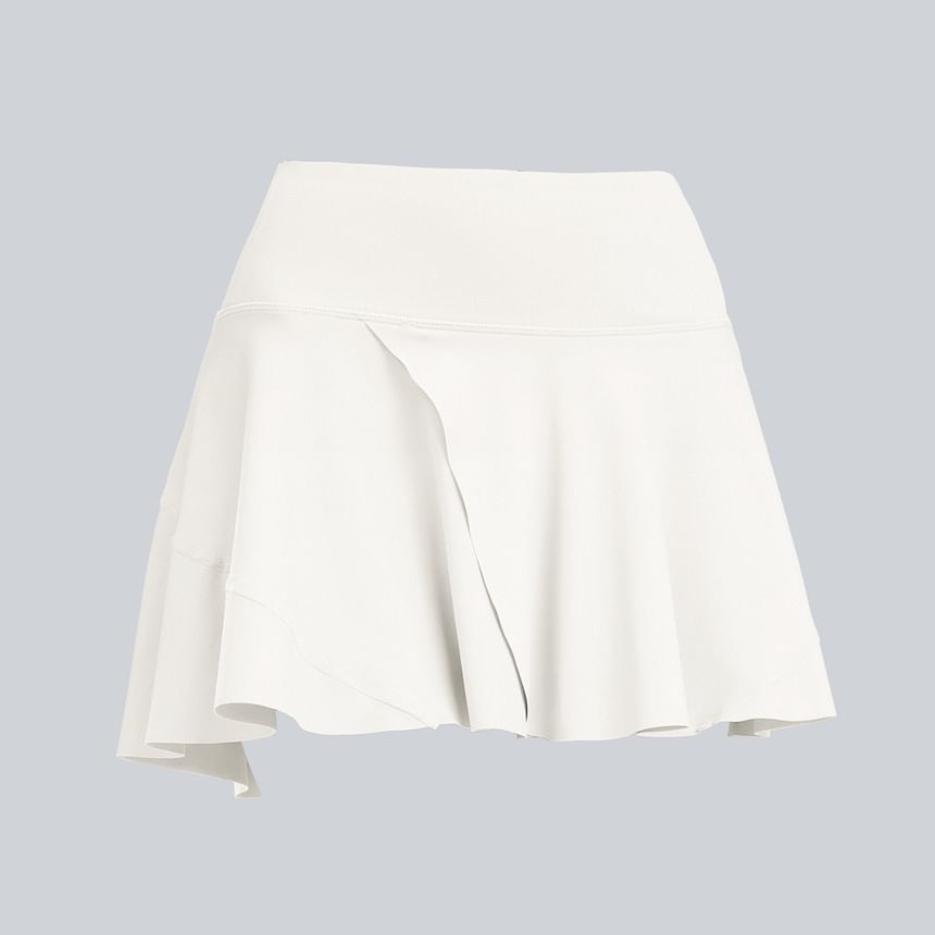 Claduodoe - Effen mini-sportskort met hoge taille