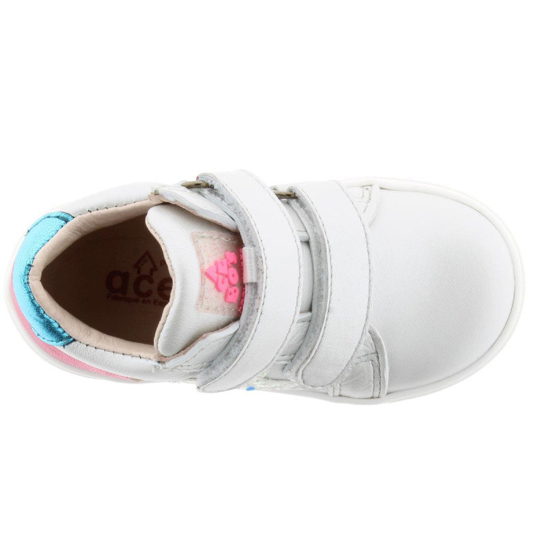 Acebos Acebos Blanc Etoile Scintillante Velcros