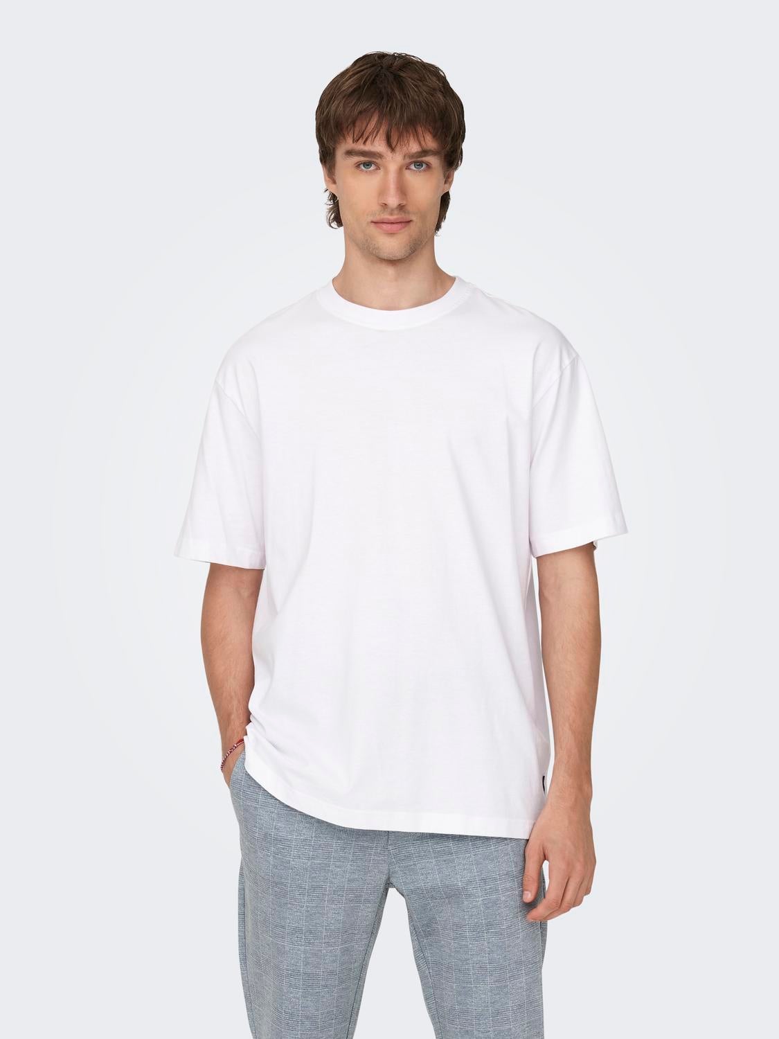 ONSFRED T-shirt Bright White