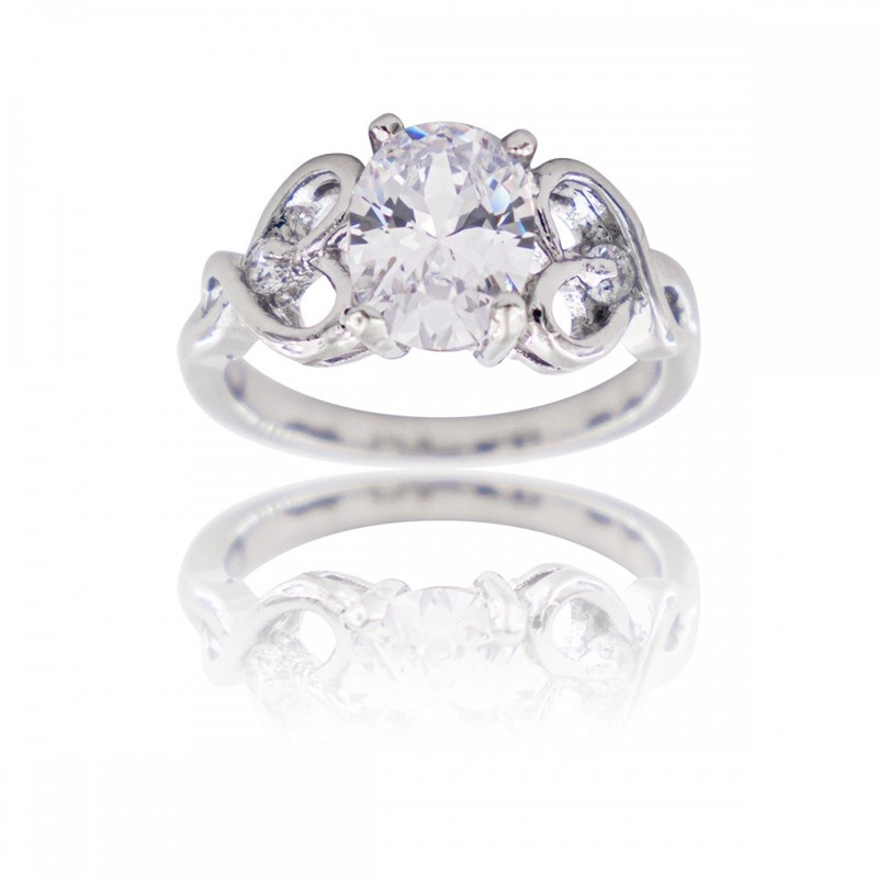 Bague Femme Rhodium HESTIA