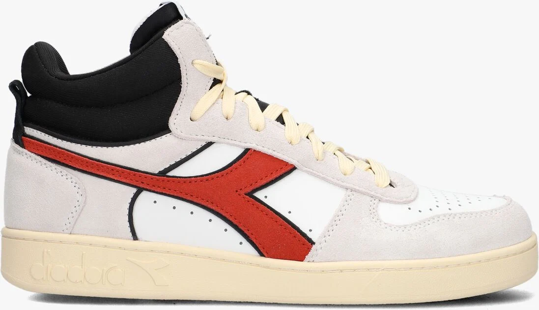 DIADORA witte diadora hoge sneaker magic basket demi cut
