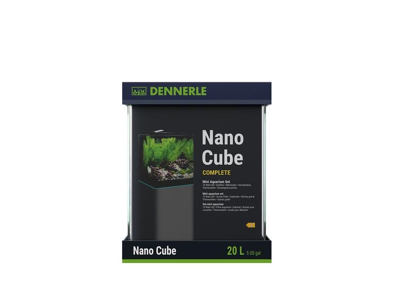 Dennerle Aquarium Nano Cube Complete, 20 l Mini Aquarium Komplettset
