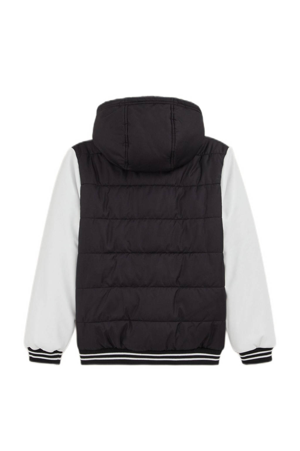 WE Fashion baseball jacket zwart/wit