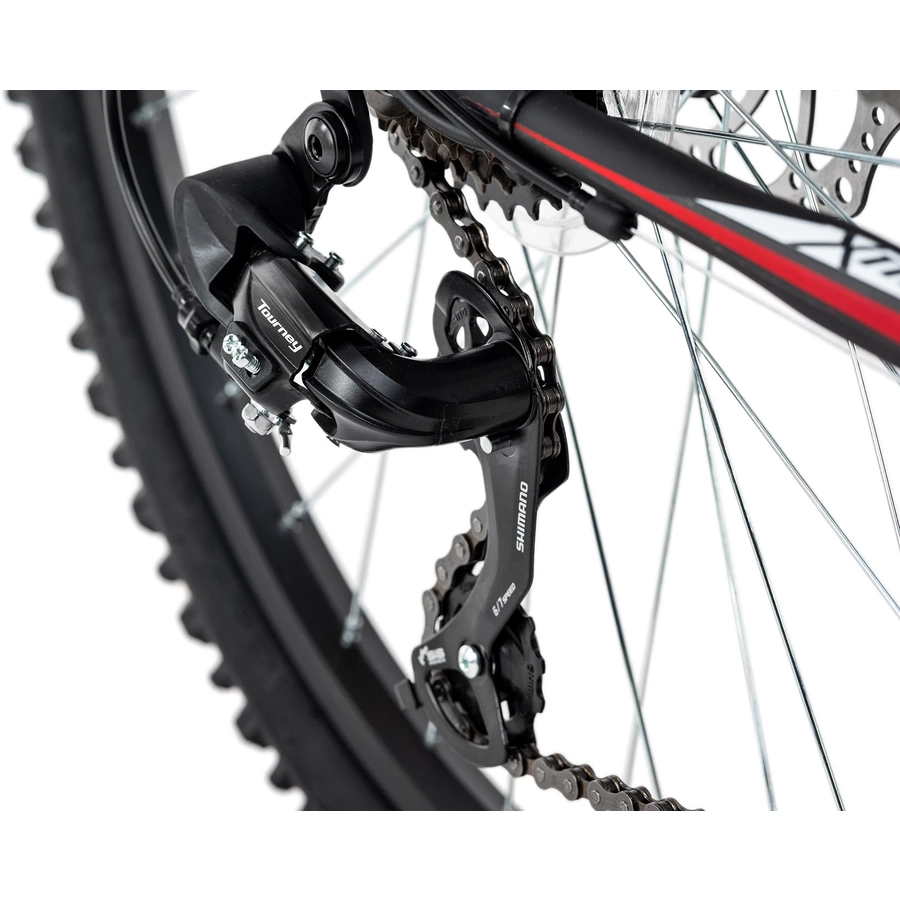 KS Cycling Mountainbike ATB Hardtail 26 Xtinct schwarz-rot