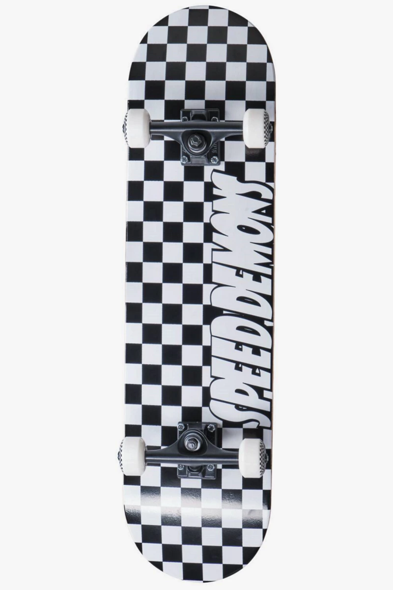 Speed Demons Checkers Skateboard