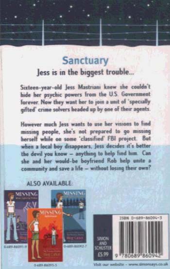 Sanctuary - Missing No. 4 (Paperback)