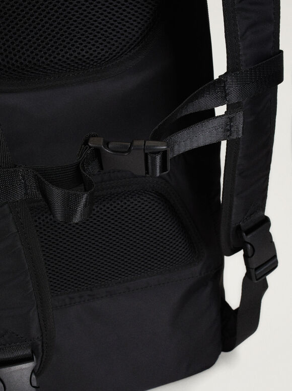 Mochila De Nylon Para Ordenador Portátil 15 - Preto