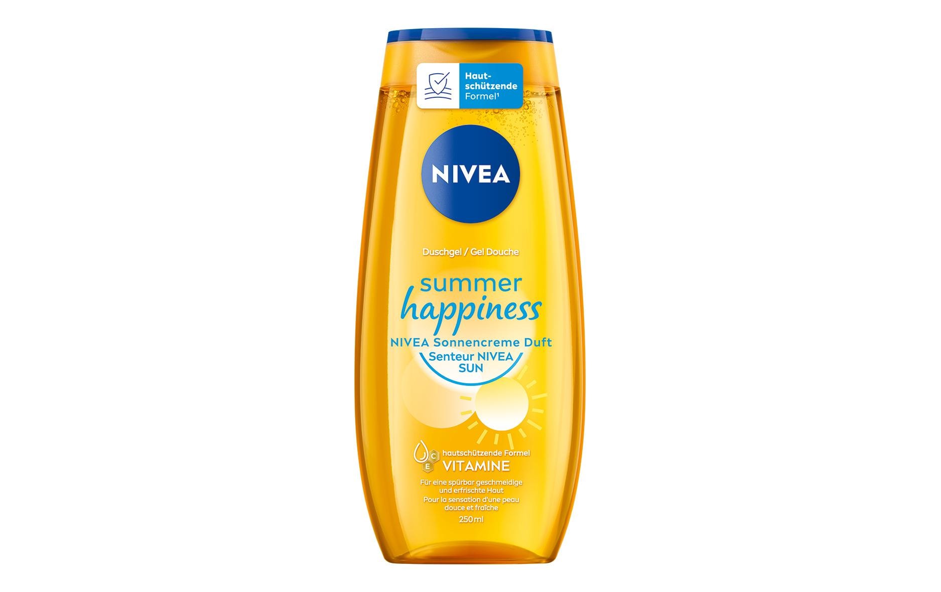 Duschgel Summer Happiness 250 mlPflegedusche mit erfrischendem Duft von Sonnencreme