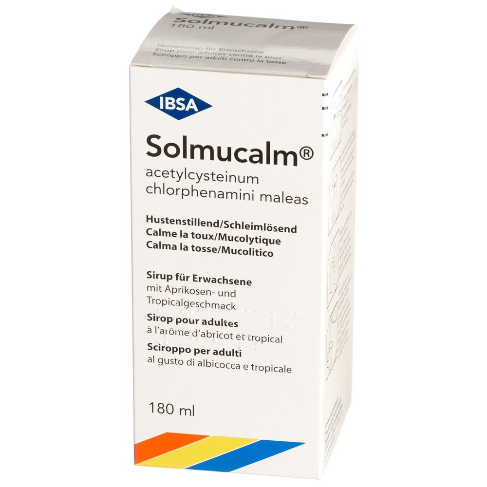 SOLMUCALM Sirup Erw Fl 180 ml<br>180 ml, Flasche, Sirup