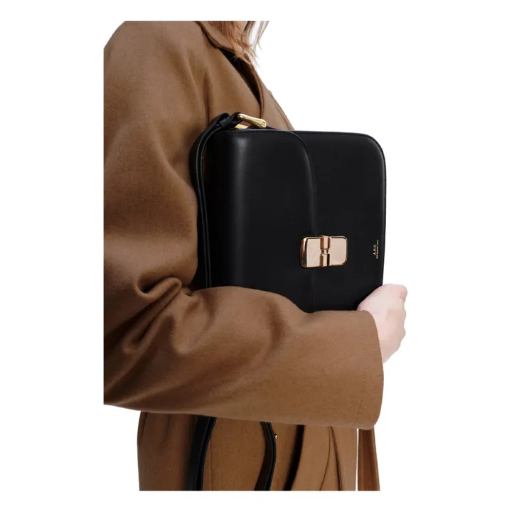 A.P.C. Sac Grace Small Cuir Lisse | Noir