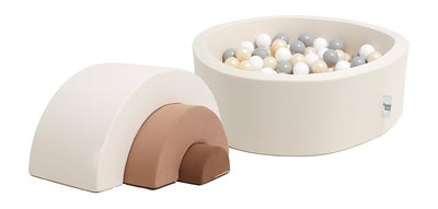 JLY Ballbasseng & Regnbue, Beige