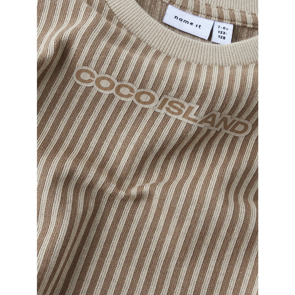 Køb Name It Irish Cream Nkmharis Ss Nreg Top