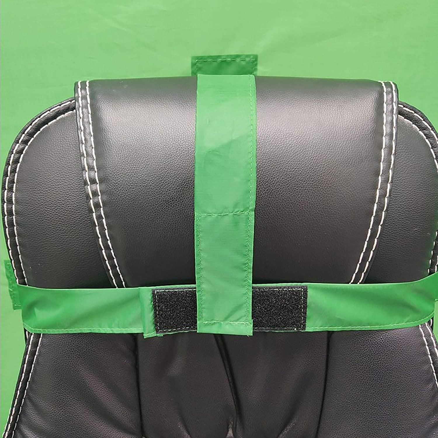 (Ø110cm) Faltbarer Pop Up Green Screen Stuhl Hintergrund Leinwand Kulisse   Tragetasche - Grün