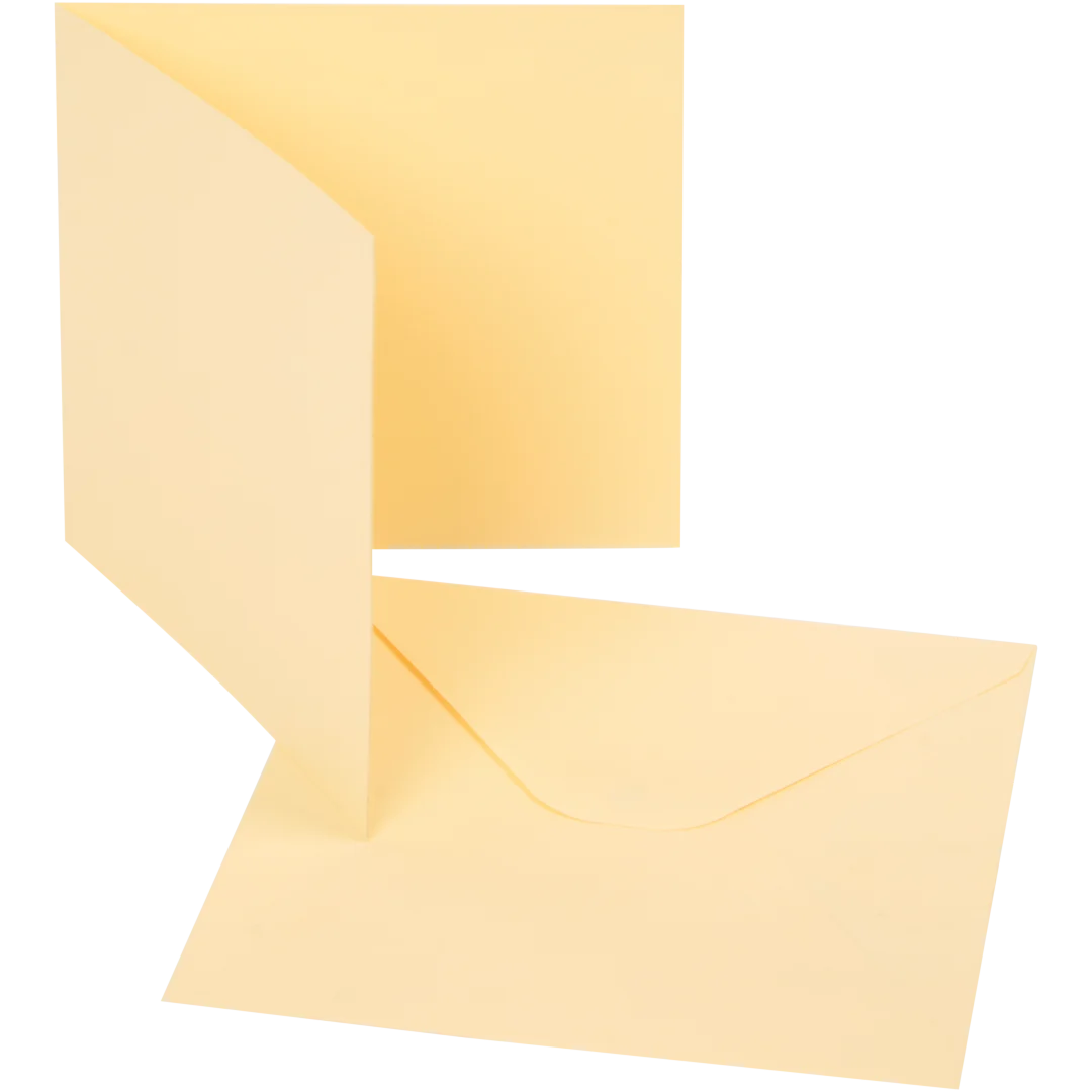 Cartes doubles avec enveloppes Craft & Design