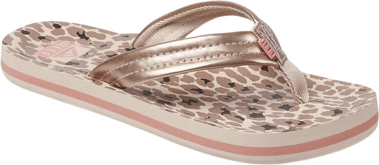 Reef Ahi Cheetah Klipklapper Pink