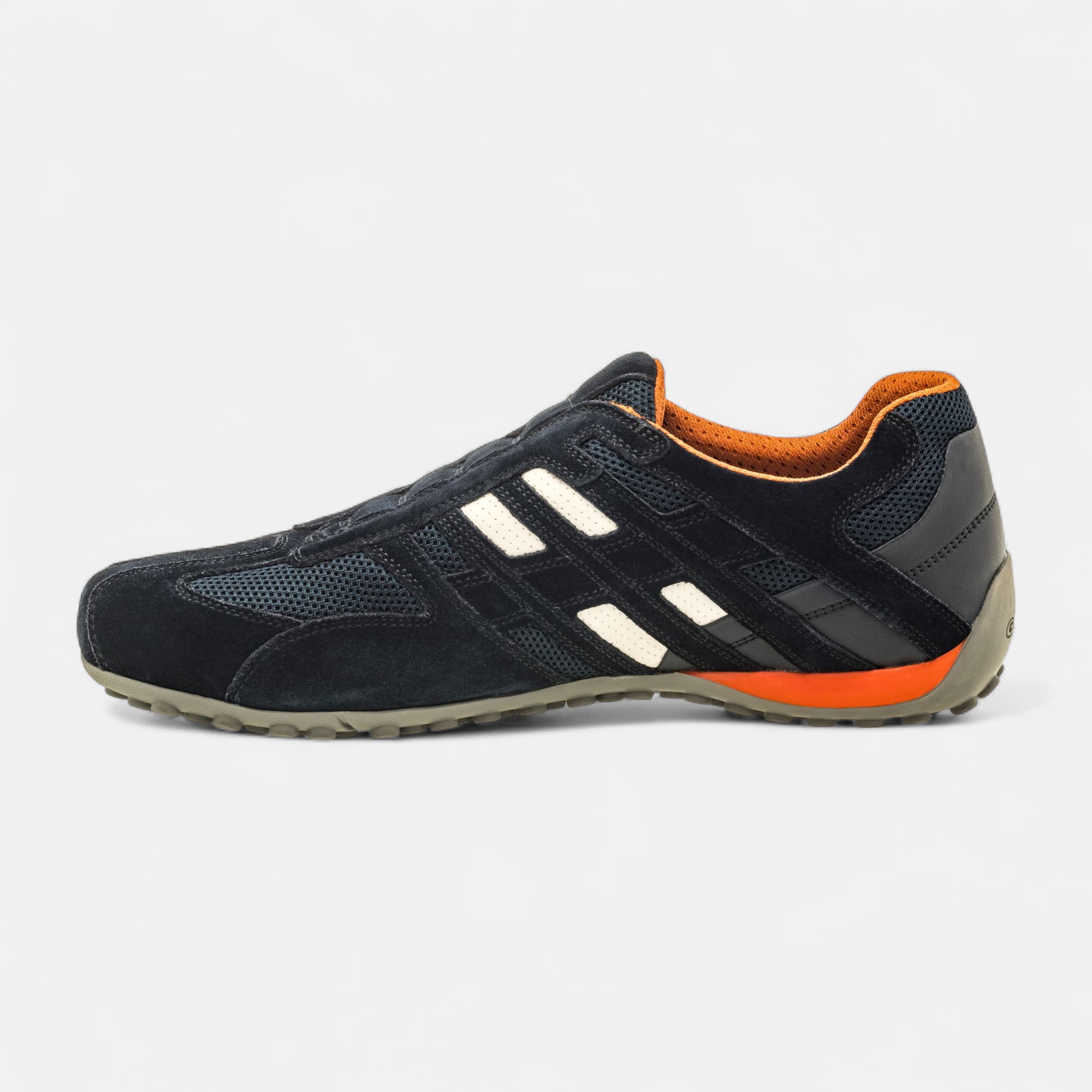 Baskets basses Homme en cuir bleu marine