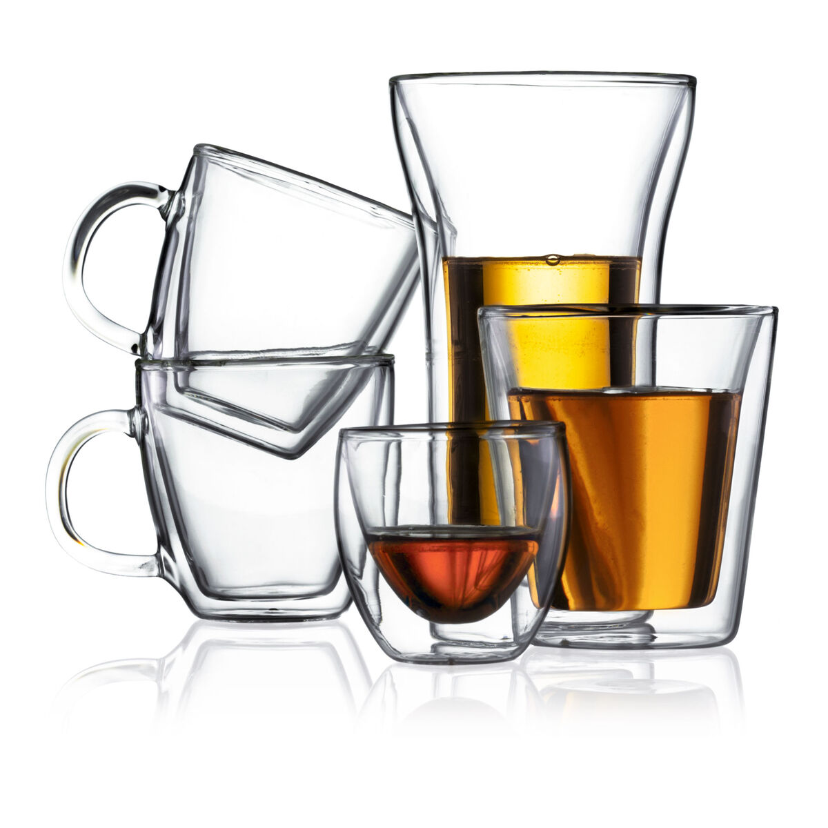 Canteen Glass med Doble Vegger medium 6 stk