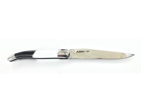 Couteau Laguiole Airbus Manche en Fibre de Carbone - Acrylique Blanc Couteau de Poche Forge de Laguiole