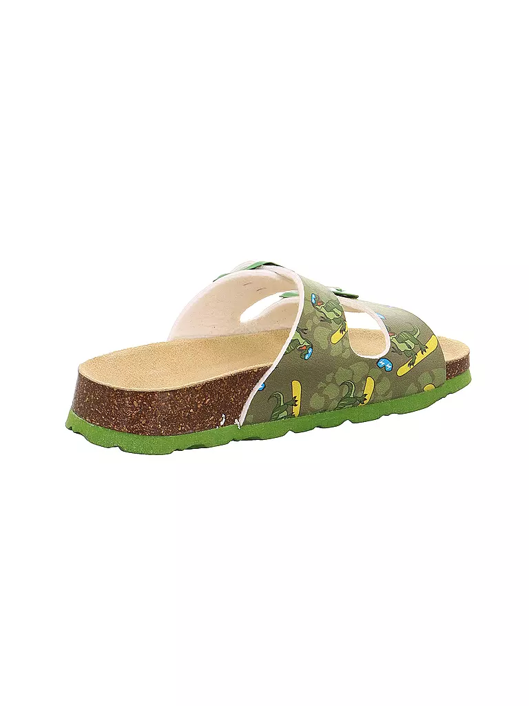 SUPERFIT Jungen Hausschuhe - Pantoffel  olive