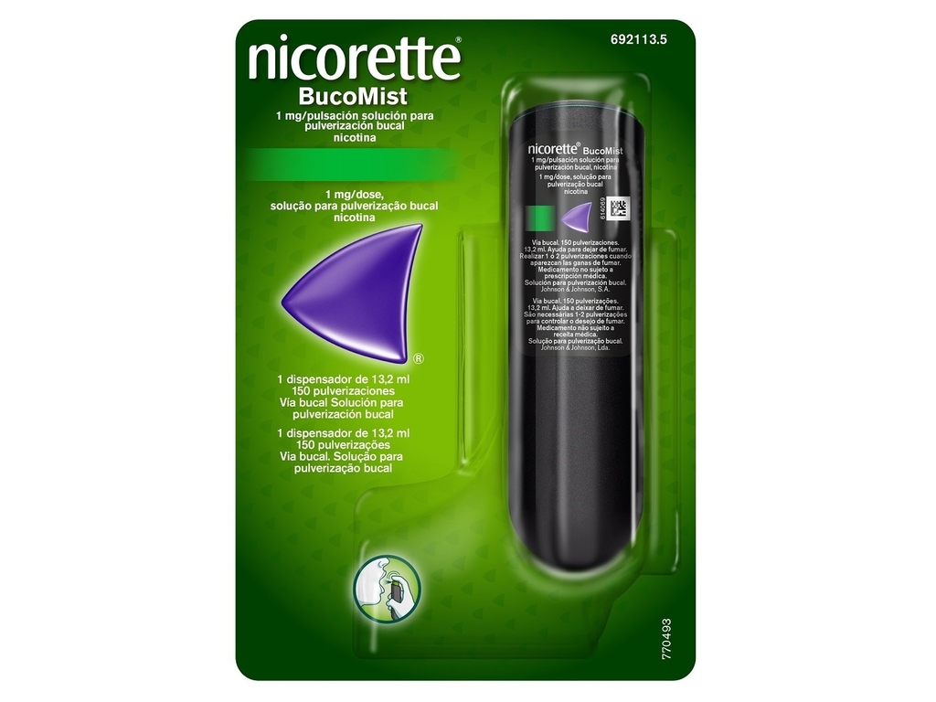 SPRAY NICORETTE BUCOMIST BUCAL MENTA 13.2ML