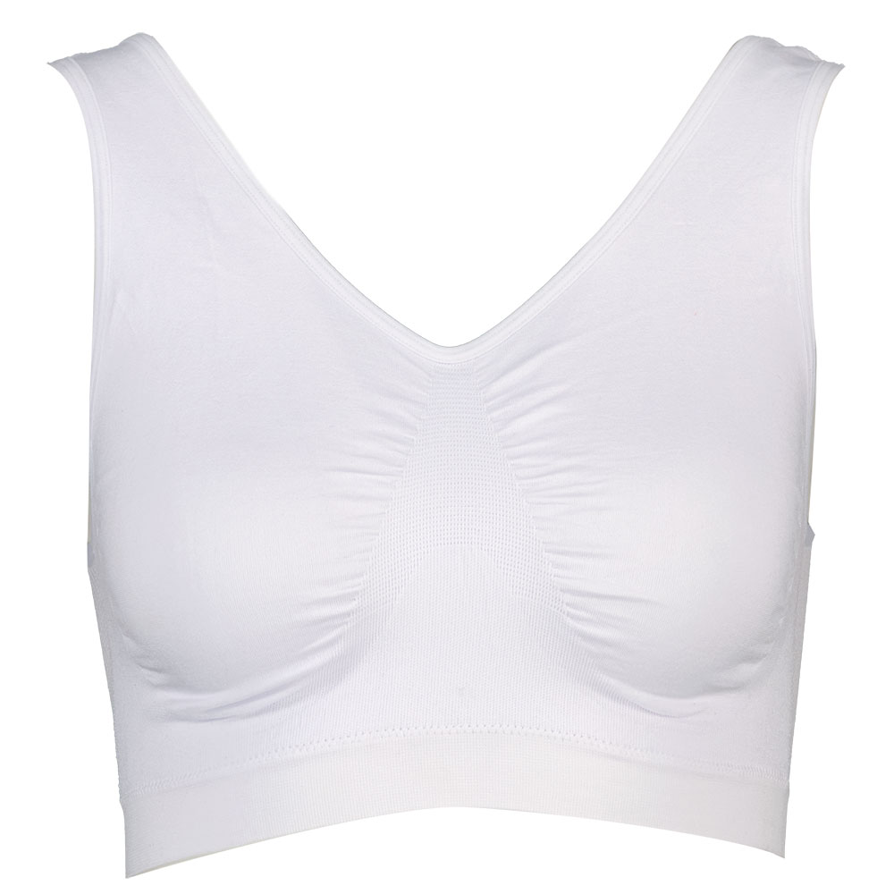 Dames sport BH Naadloos Wit kopen? Goed en goedkoop