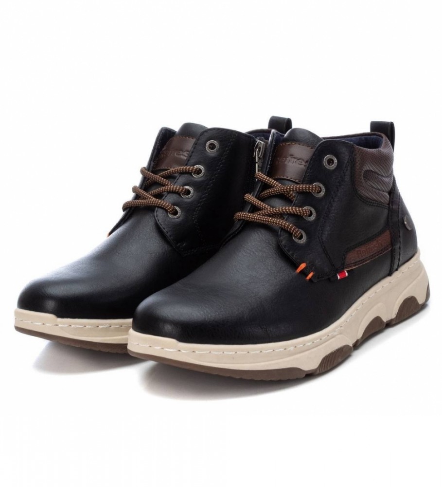 Botas pretas casuais de cano curto Refresh