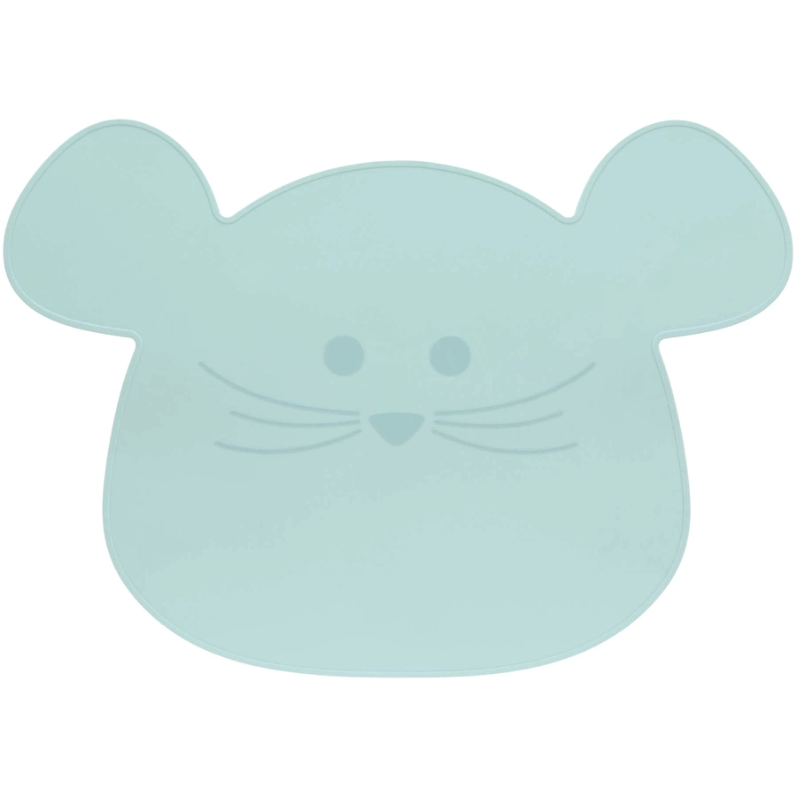 Lässig Esslernteller und Platzset Little Chums Mouse 2er Set blau