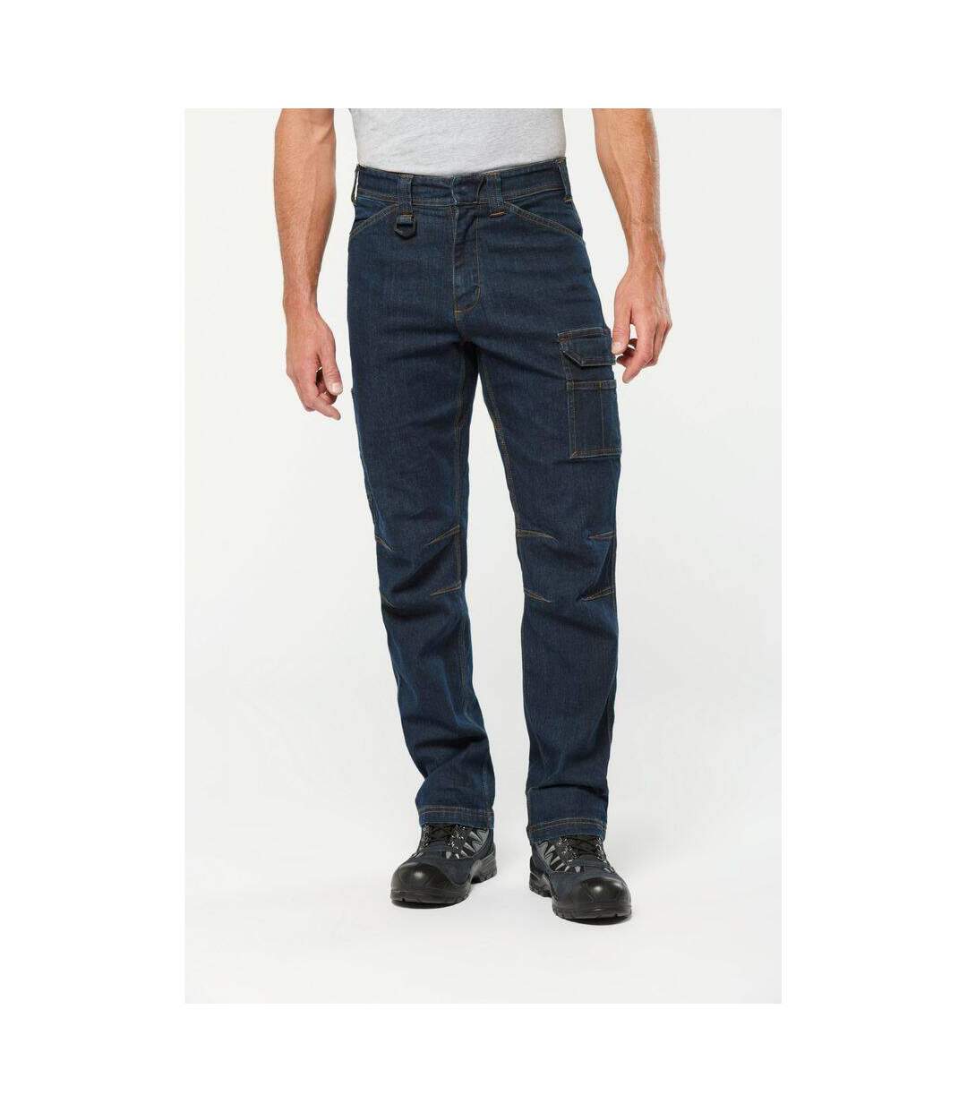 Jean  denim résistant multipoches WK. Designed To Work