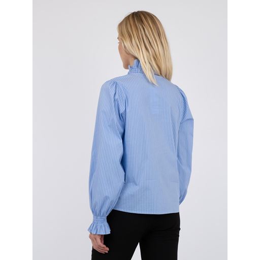 Neo Noir Brielle Stripe Skjorte, Light Blue, 40