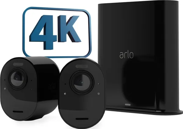 Arlo VMS5240 - Kamera sæt - trådløs - 2 kamera(er) - sort
