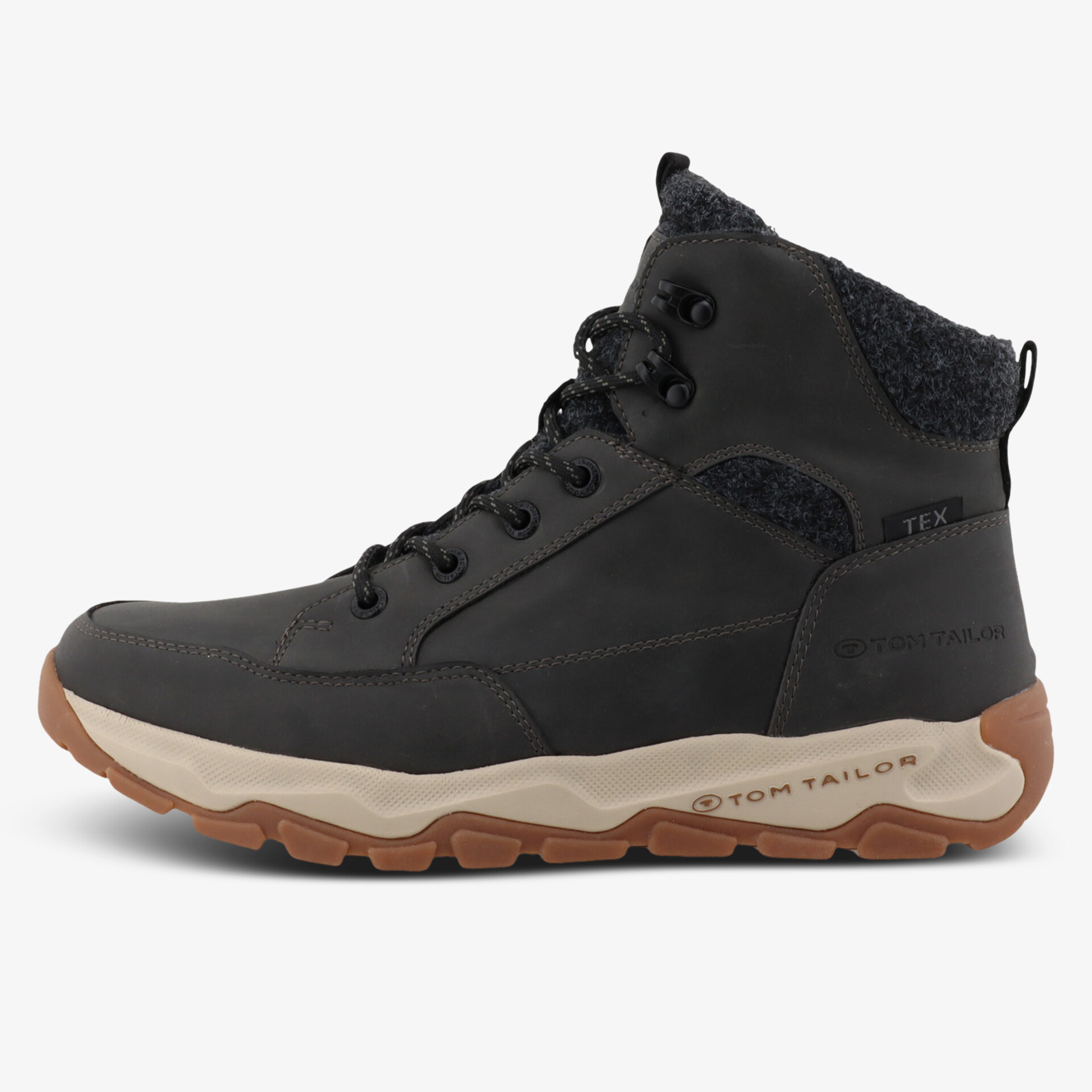 TOM TAILOR Herren Schnürboots grau