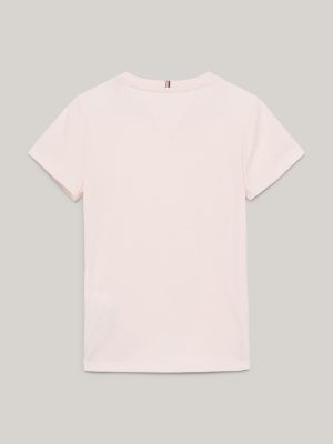 Camiseta Slim Varsity Glitter Script Logo