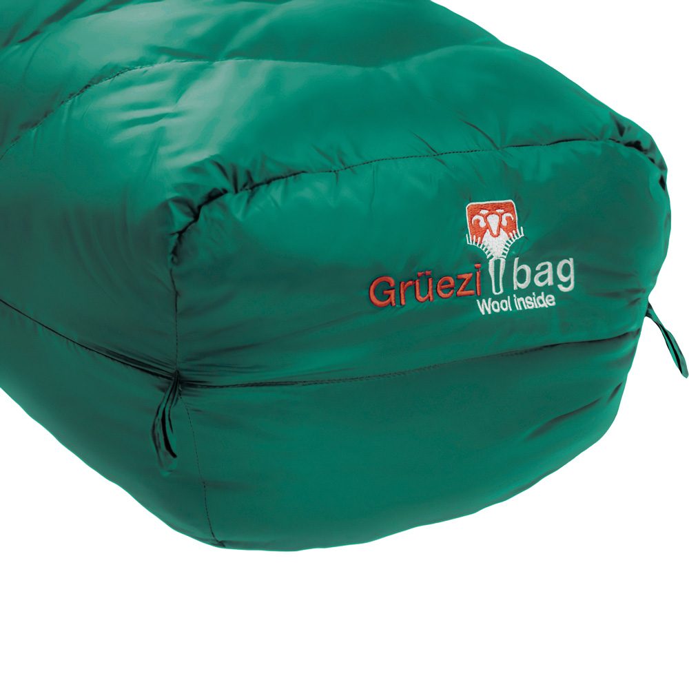 Grüezi Bag Biopod DownWool Subzero 185 Schlafsack pine green