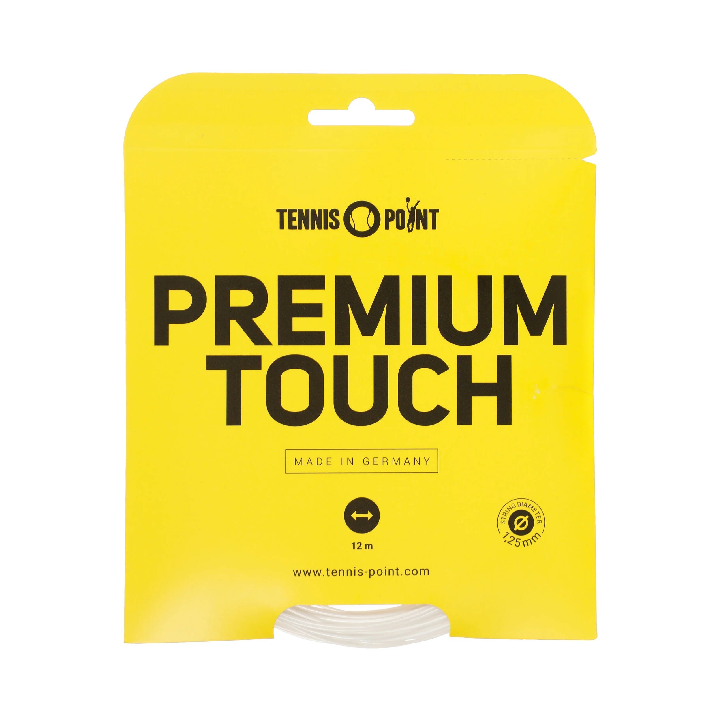 Tennis-Point Premium Touch Cordage En Garniture 12m - Blanc