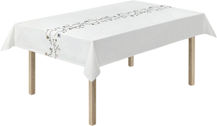 Kähler Hammershøi Christmas Dug 150x320 cm hvid m. deko Hvid