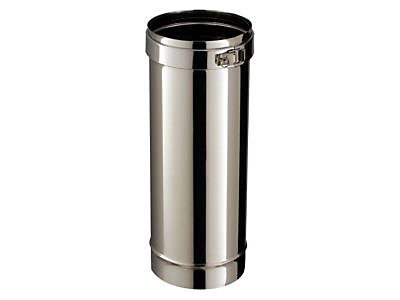 Elément droit 25 cm + collier ø130 mm Poujoulat